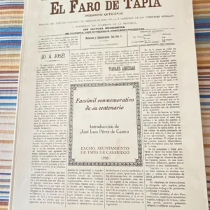 El Faro de Tapia. Periódico Quincenal facsímil