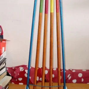 Juego Croquet Antiguo Madera